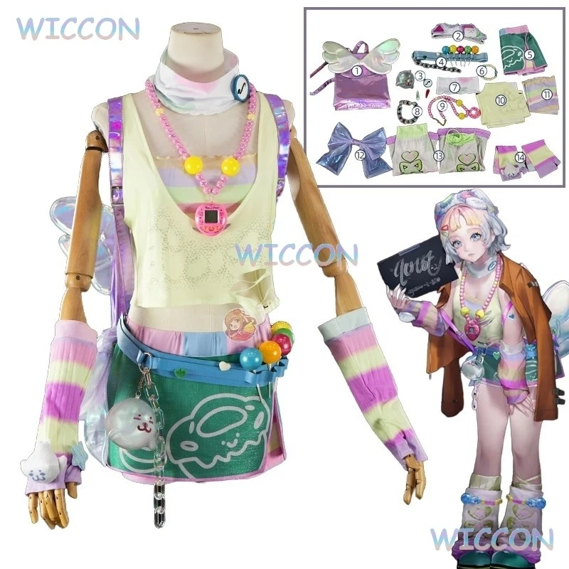 

[SUGOICOS]Poffy Косплей Костюм Полный комплект игры Path To Nowhere Child Star Косплей Bofei Косплей для девочек Y2k Костюм Модная униформа Fe