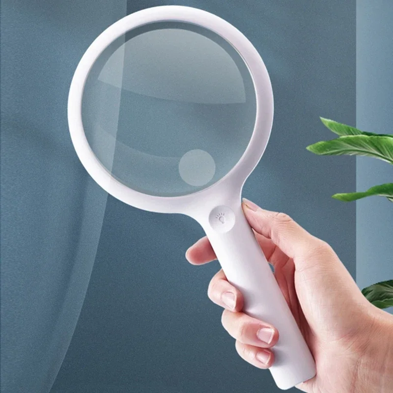 Magnifying Glass with Light 30X/60X Handheld Large Magnifying Glass for Reading