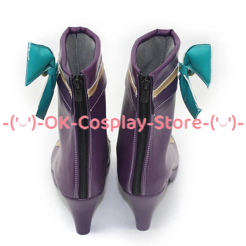 LOL Coffee Sweetheart Jinx scarpe Cosplay scarpe in pelle PU stivali di carnevale di Halloween puntelli Cosplay su misura