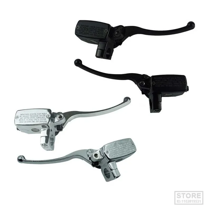 

1" 25mm Motorcycle Left and Right Brake Clutch Master Cylinder Reservoir Levers for Honda Magna VT250 Shadow VT750 1100 VTX1300