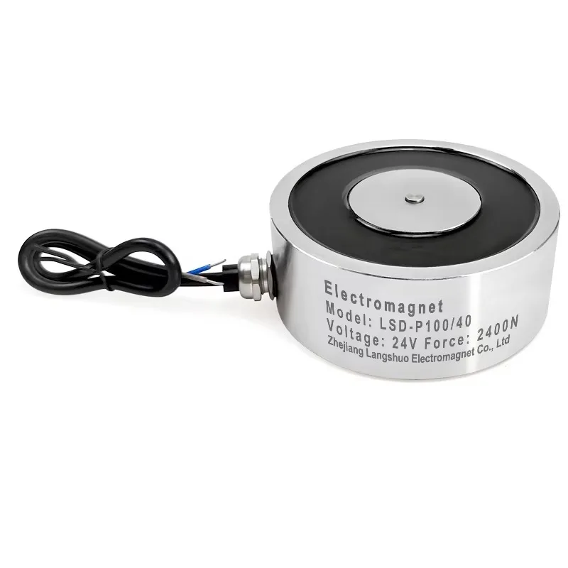 

Fast demagnetization electromagnetic round solenoid chuck lift