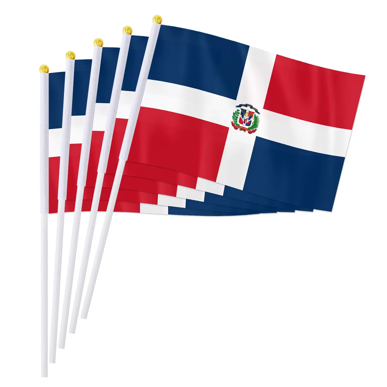 14 * 21cm Dominican Republic hand flag Dominican Republic Hand Waving National Flag