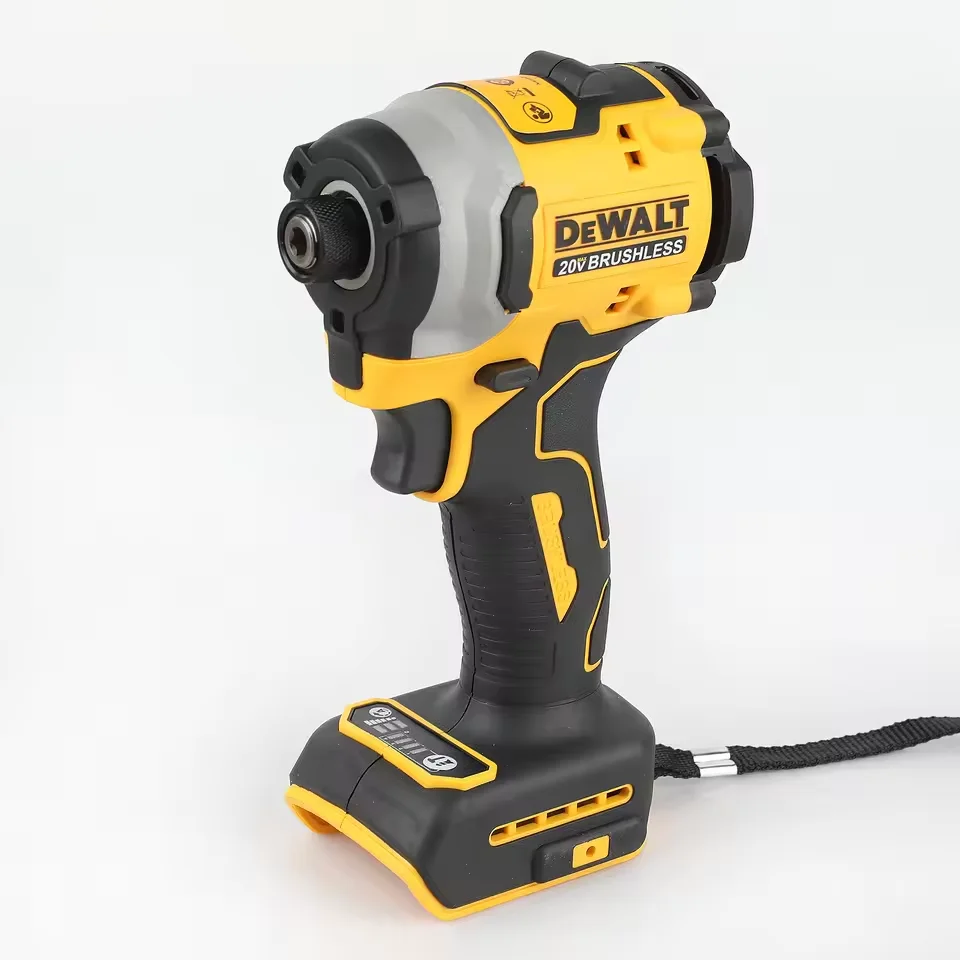 Obeng listrik DeWalt model baru DCF850 20V baterai lithium tanpa sikat, alat obeng torsi tinggi