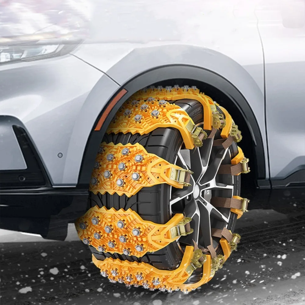 Car Tire Anti-skid Chain Outdoor Snow Emergency Car Snow Universal Anti-skid Ice Breaking Anti-skid Chain Off Road Accessories