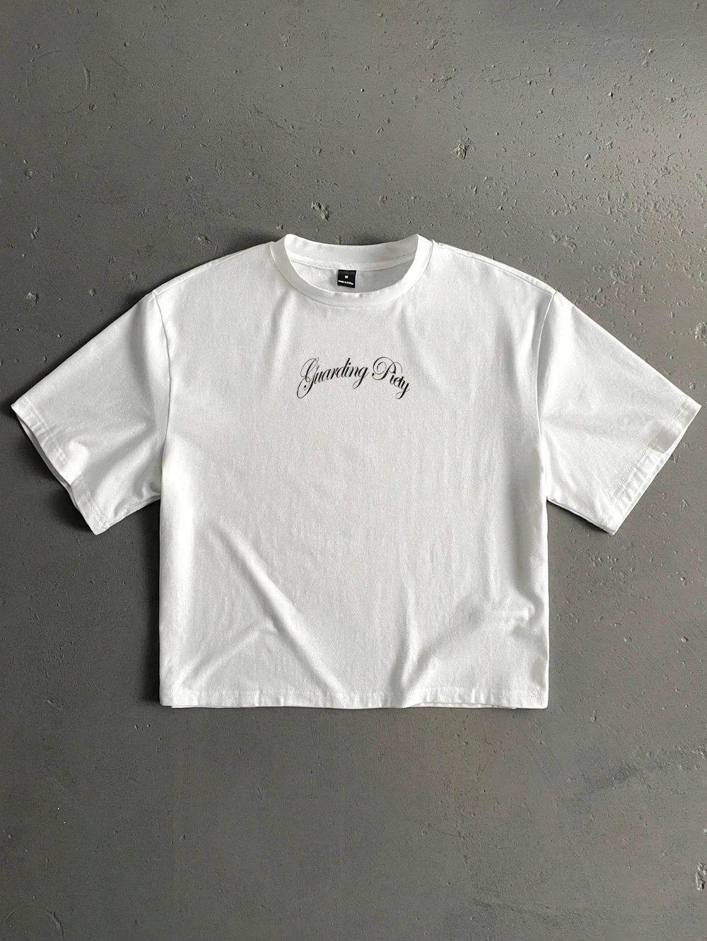 2026 Summer Vintage Angel Art Graphic Cropped T-shirt Crew Neck Short Sleeve Tee Retro Streetwear Loose Summer Cotton Top