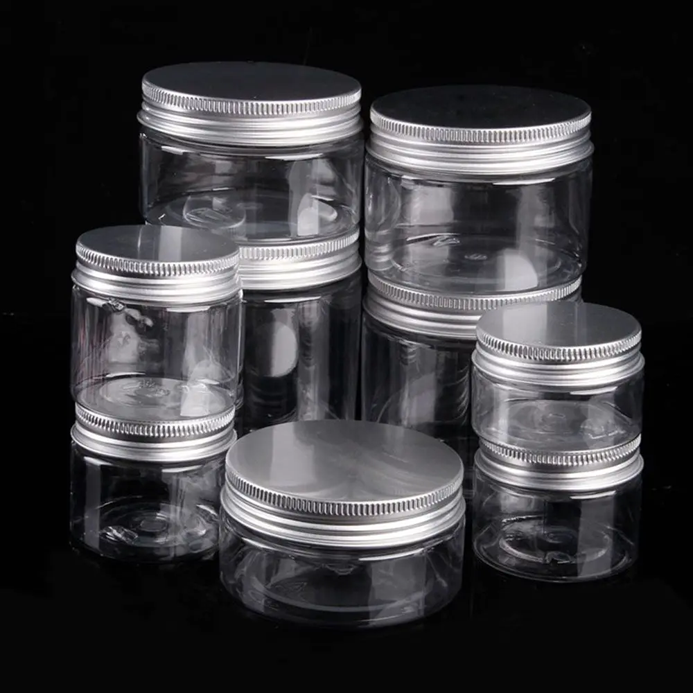 30-250ML Oil Wax Storage Bottle Empty Jar Aluminum Cap Container Tin Pot