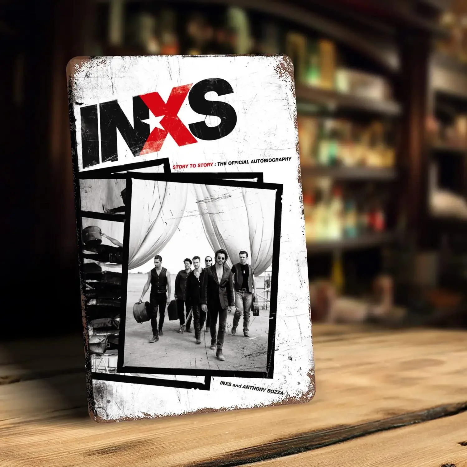 INXS Metal Signs wall decor Vintage Tin Signs Captain Metal Poster Decor for Bar Pub Club Wall Decoration