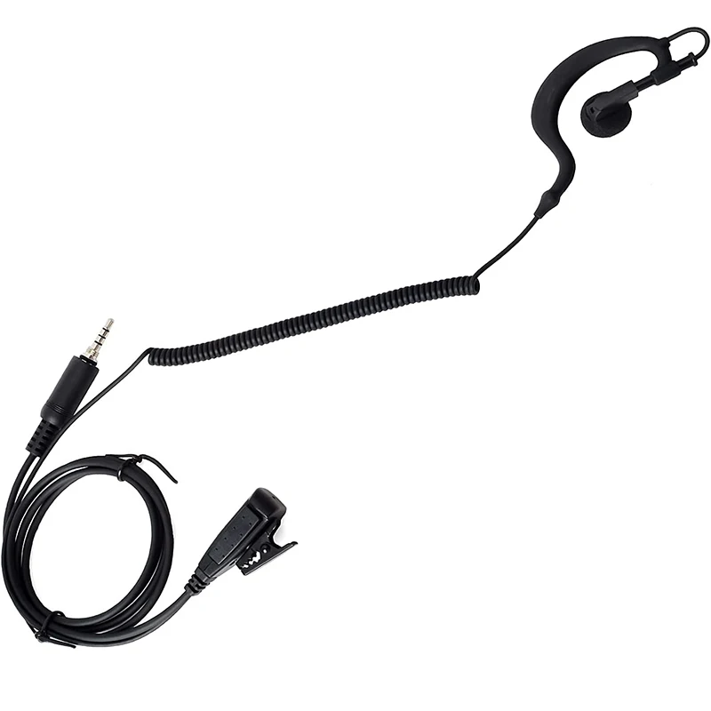 Radio Earpiece with Mic PTT,3.5mm Headset,for Yaesu VX-6,VX-6R,VX-7R,VX-170,FT-270,HT Standard Horizon,HX400,HX750S,HX870,HX890