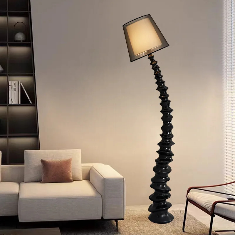 Modern Chinese living room reception room tea room floor lamp lighting decorative floor lamp zen