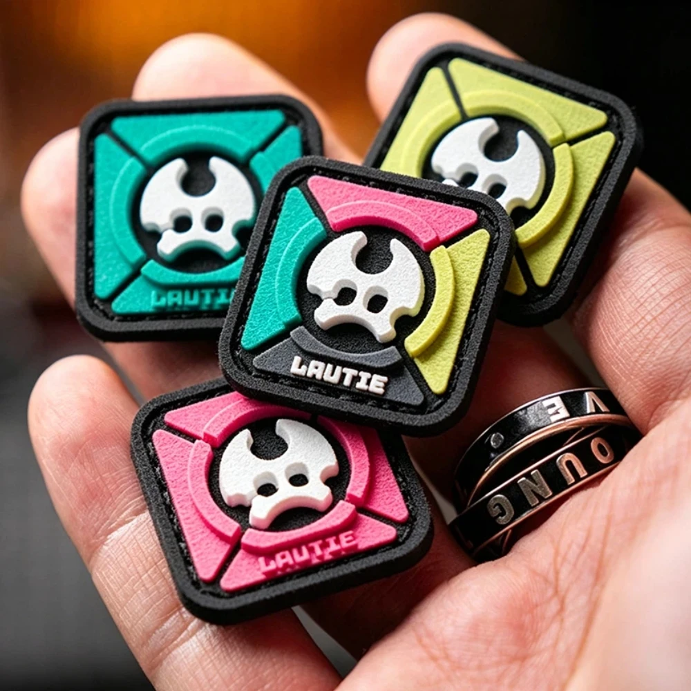 LAUTIE Sam-S Patch Outdoor Armband Morale Badge EDC Stress Relief Toy Patch Fidget Toys For Adults