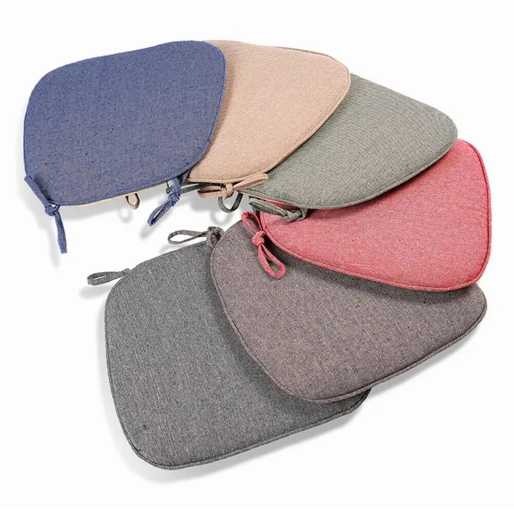 Nordic Thicken Dining Chair Cushion Soft Comfortable Sanding Seat Pad Non Slip Removable Chair Pad Seat Cushion