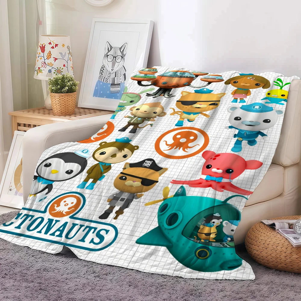 بطانية كرتونية O-Octonauts-S ناعمة وصديقة للبشرة لسرير الأريكة ومفرش سرير مناسب لجميع المواسم #4