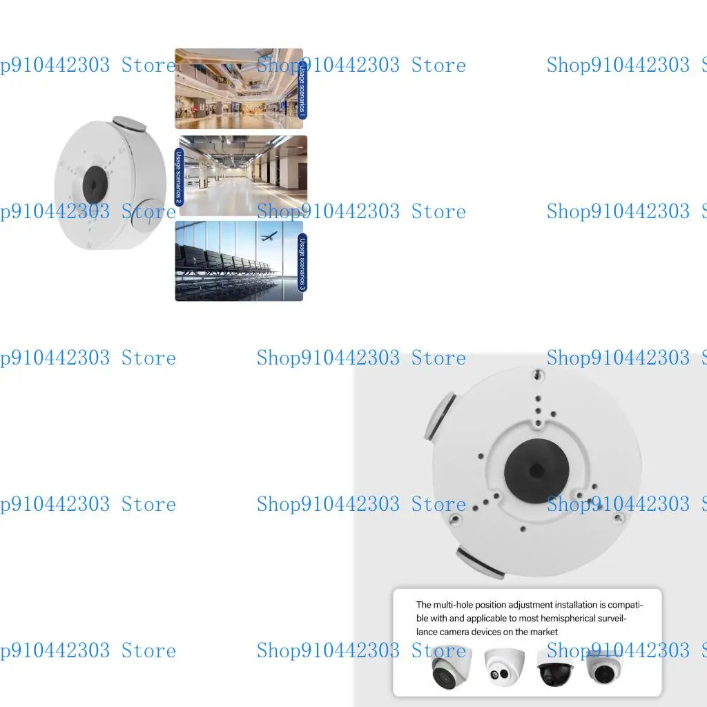 

L4MD Reinforced Security Camera Wall Ceiling Bracket Powder Coated Aluminum Housing For Professional Commercial Installations