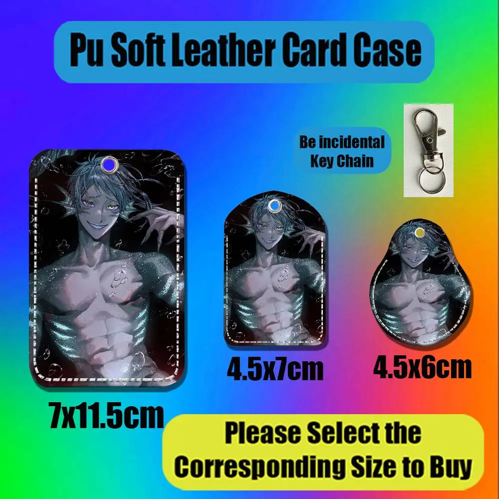 For Twisted Wonderland Floyd Leech Azul Ashengrotto For AirTag Case Card Holder Keychain ID Credit Bank Access Badge Tag Shell