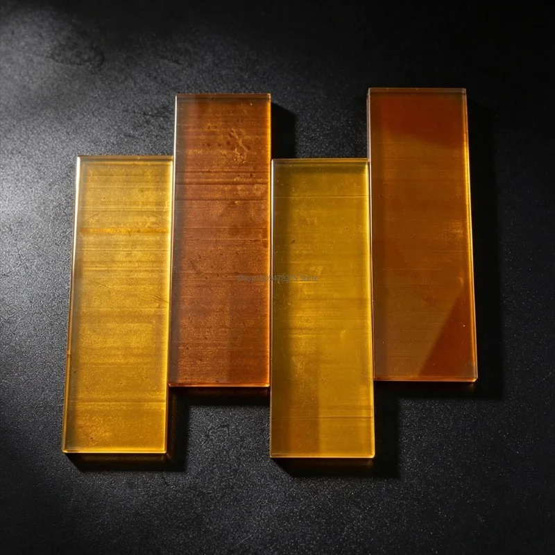 1PC PEI Plate Amber Resin Sheet DIY Handmade Knife Handle Patch Material CNC Machinable Craft Making Accessory
