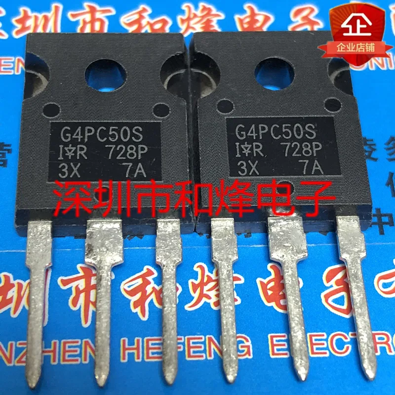 5PCS-10PCS IRG4PC50S G4PC50S TO-247 600V 41A ใหม่และต้นฉบับบนสต็อก