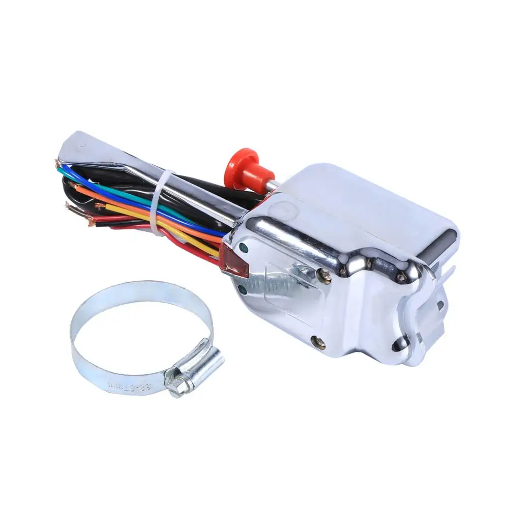 

12V Chrome Turn Signal Switch for Ford for Buick for GMC High Quality Universal Car Accessory