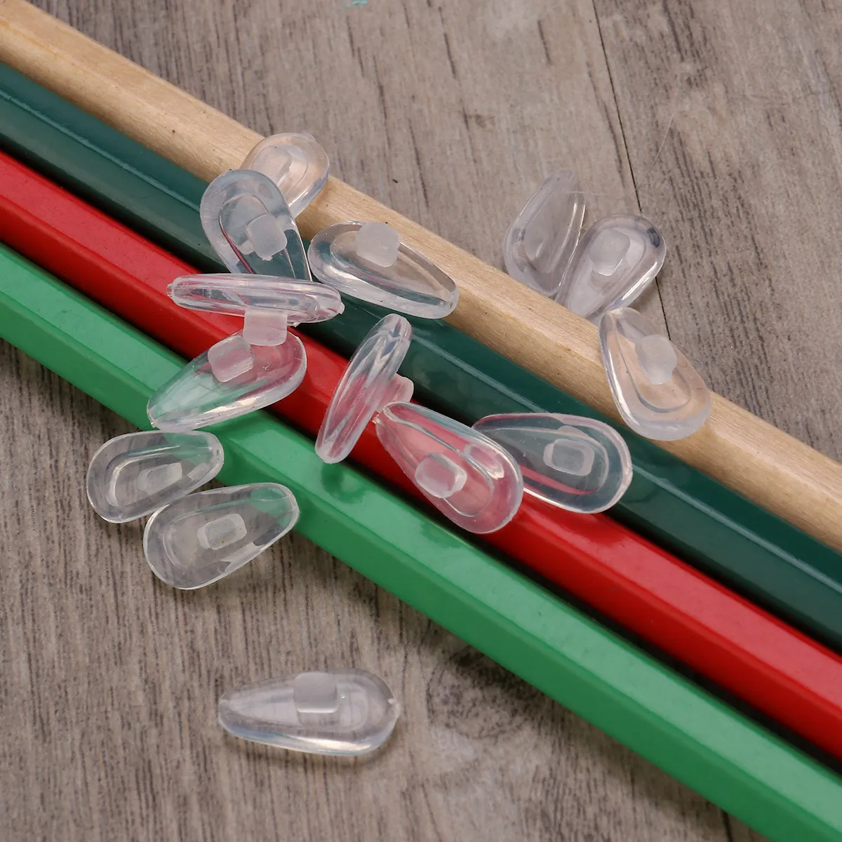 

10Pairs Silicone Eyeglass Nose Pads Super Soft Flexible Anti Slip for Eyeglasses Nose Pads Cushion Comfort