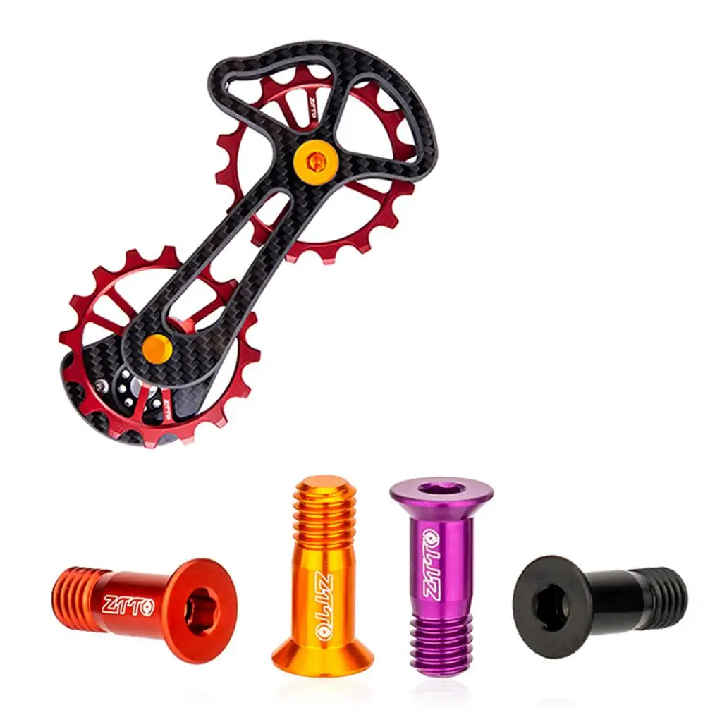 Afbeelding 4: Geleidewielschroef Duurzame bout Achterderailleur Aluminiumlegering Accessoires, weggereedschap voor vouwfiets, mountainbike, MTB