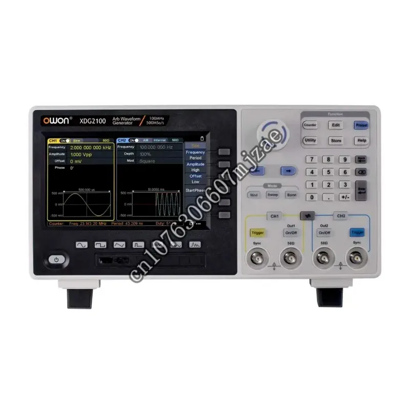 

OWON XDG2060 Arbitrary Waveform Generator 2Channel Signal Generator 60MHz 500MSa/s