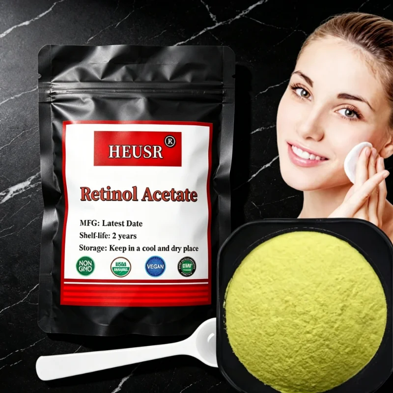 High Quality Retinol Acetate Powder/vitamin A Acetate Powder Cosmetic Material