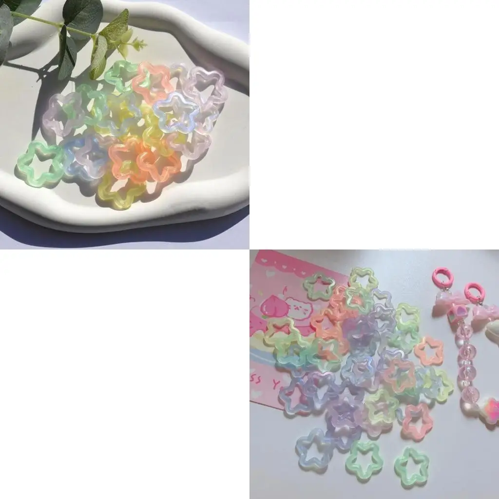 

D46E 50 шт. цветочные ювелирные аксессуары, полый цветок, подвеска с полым цветком, принадлежности для ювелирных изделий своими