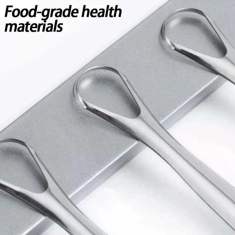 

1Set Stainless Steel Tongue U Scraper Professional Eliminate Bad Breath Oral Hygiene Care Tools