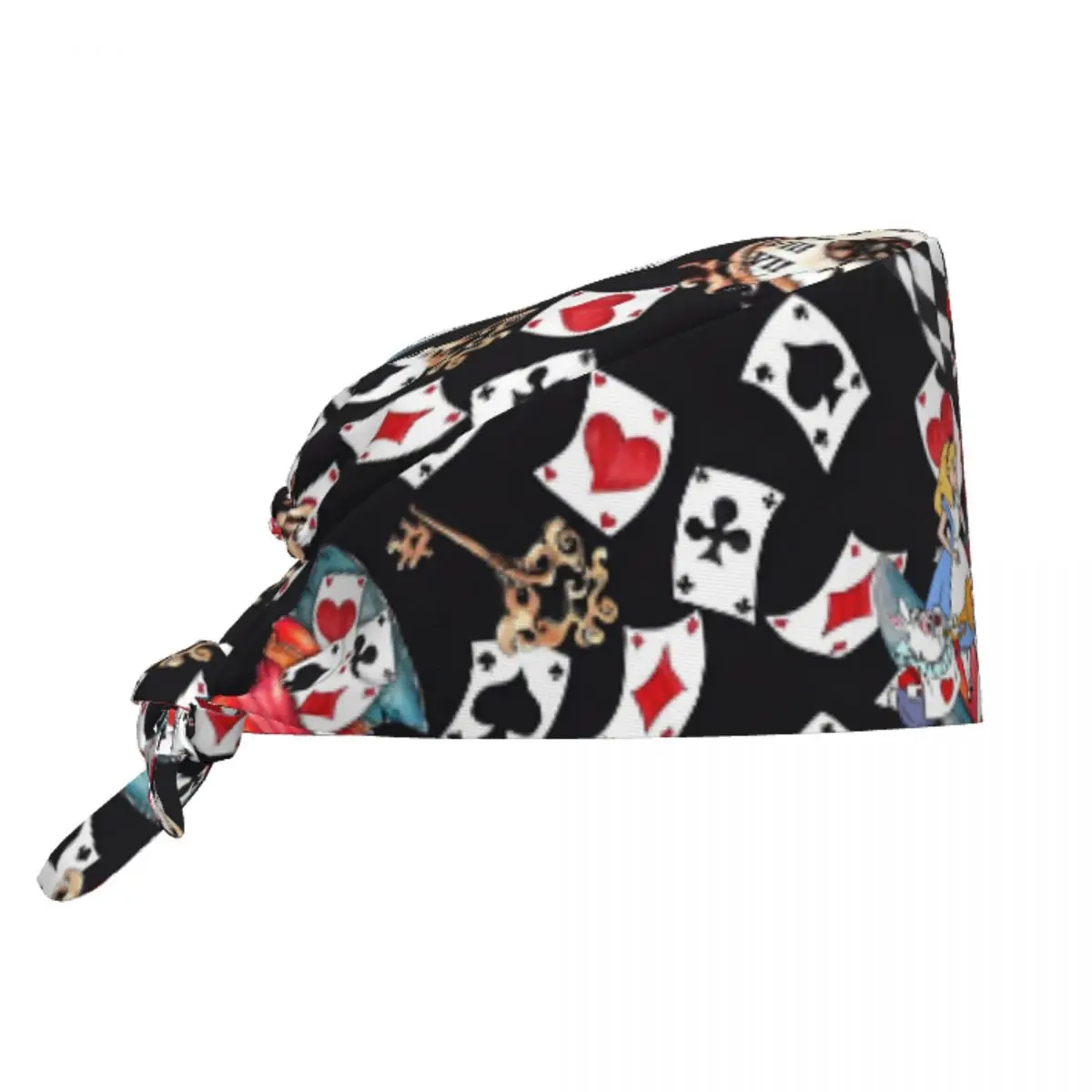 Custom Cheshire Cat Scrubs Cap Surgical Hats Women Men Alice In Wonderland   Operating Room Cap Operator Hats Lab Works Hat