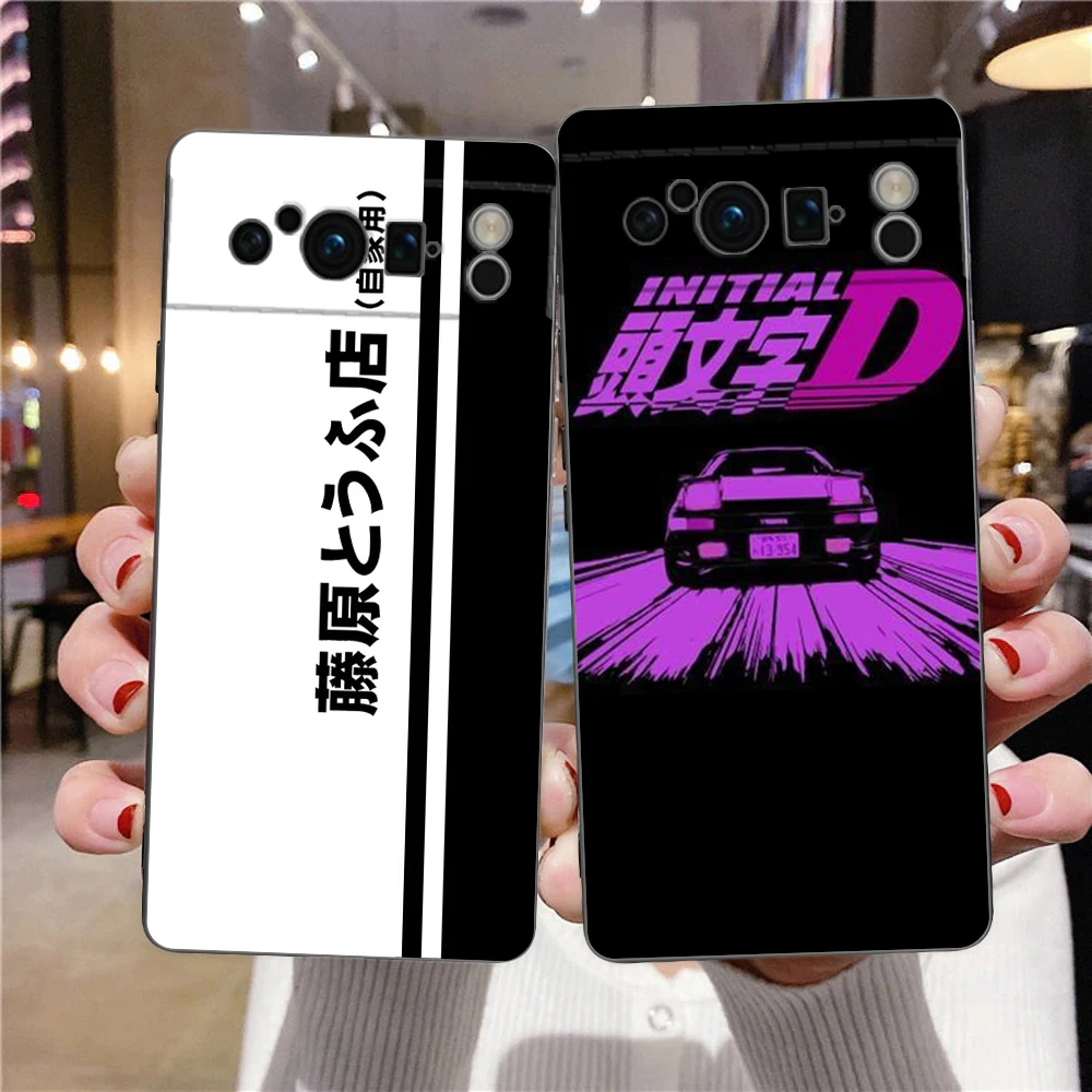 Anime Initial D AE86 Phone Case Cover for Google Pixel 8 7 6 7A 6A Pro 5G Shockproof Silicone Soft 9 Pro XL 8 Pro 5G Shell Capas