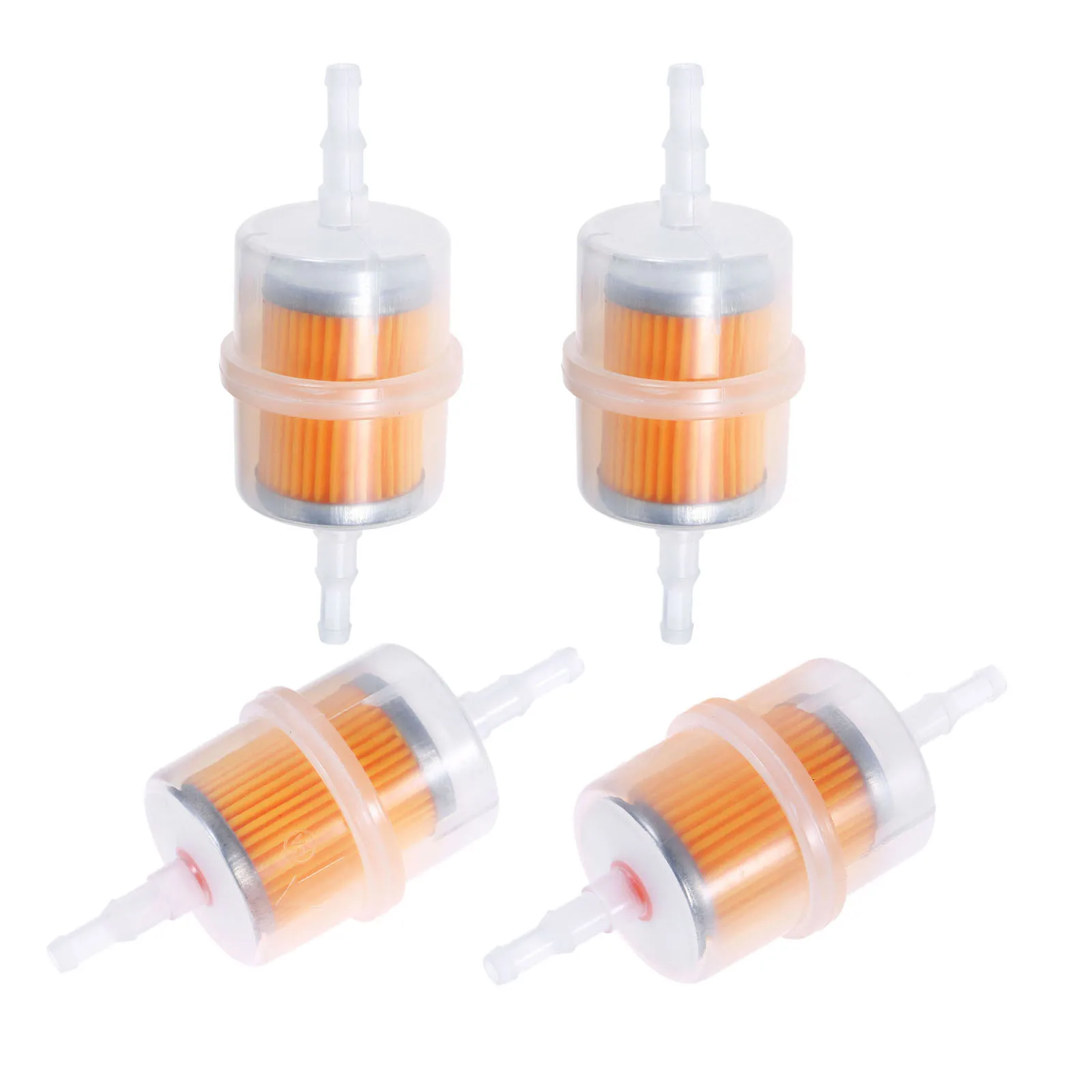 

4Pcs Motorcycle Gasoline Gas Fuel Gasoline Oil Filter for 7mm or 9mm Internal Diameter Pipe Scooter Motorcycle Moped Scooter
