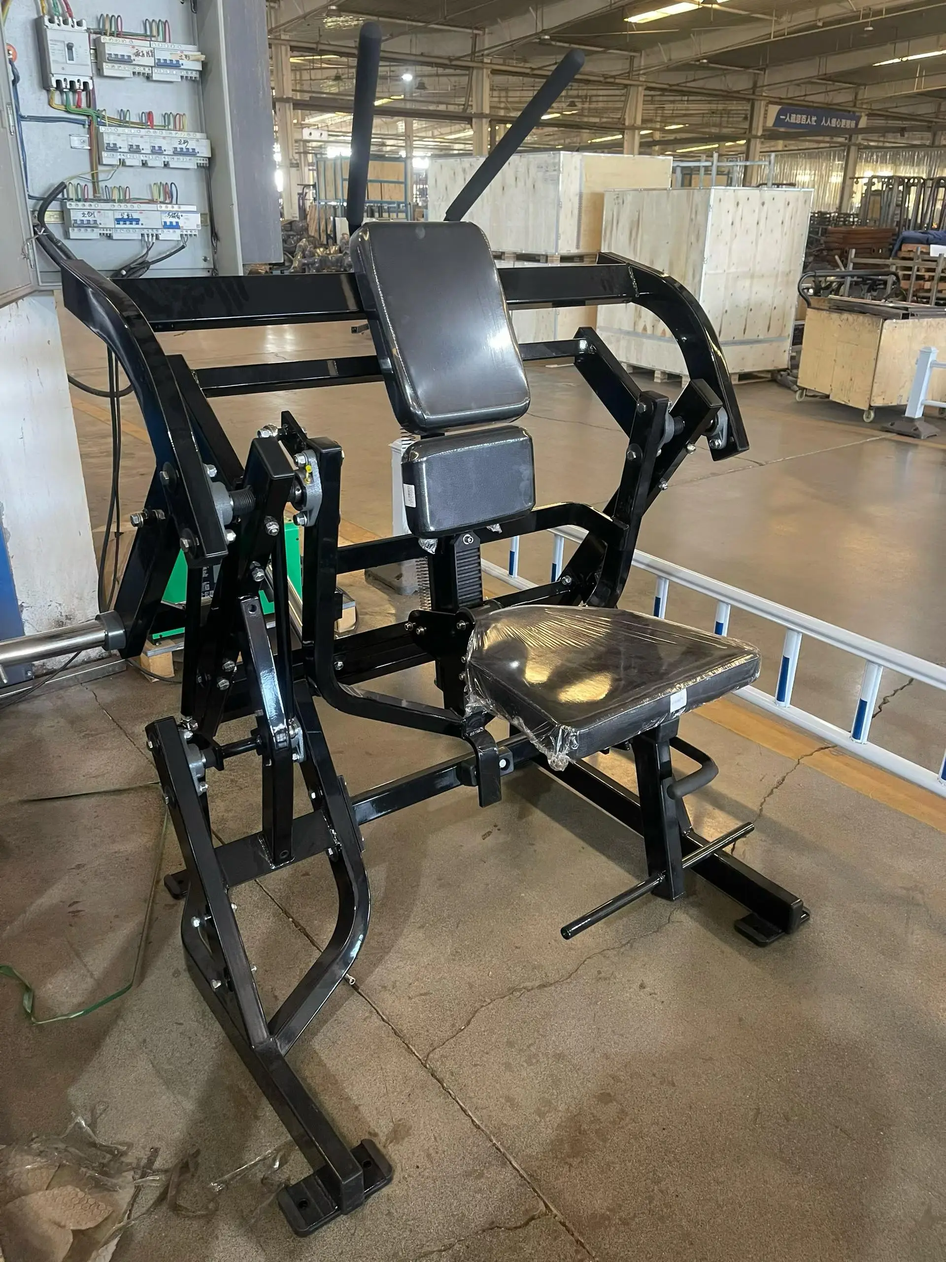 Ergonomic Abdominal Crunch Machine, Plate Loaded Design, Safe Ab Training Equipment for Gym Owners Fitness Lovers