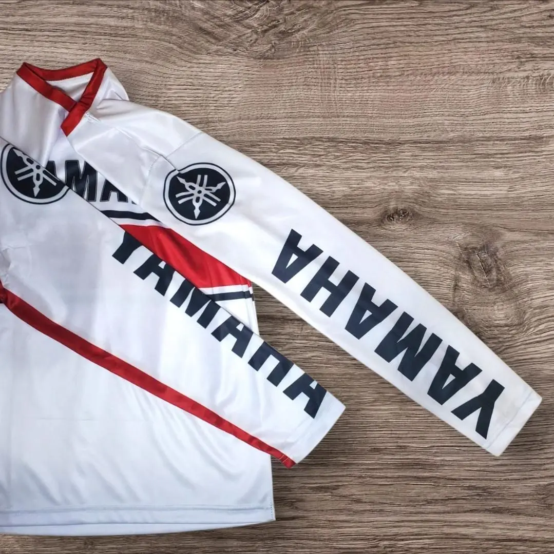 2026Summer New Vintage Yamaha Fashion Casual Long-sleeve Riding Suit Men's Racing Oversized Breathable Quick-drying Sports Shirt image 3