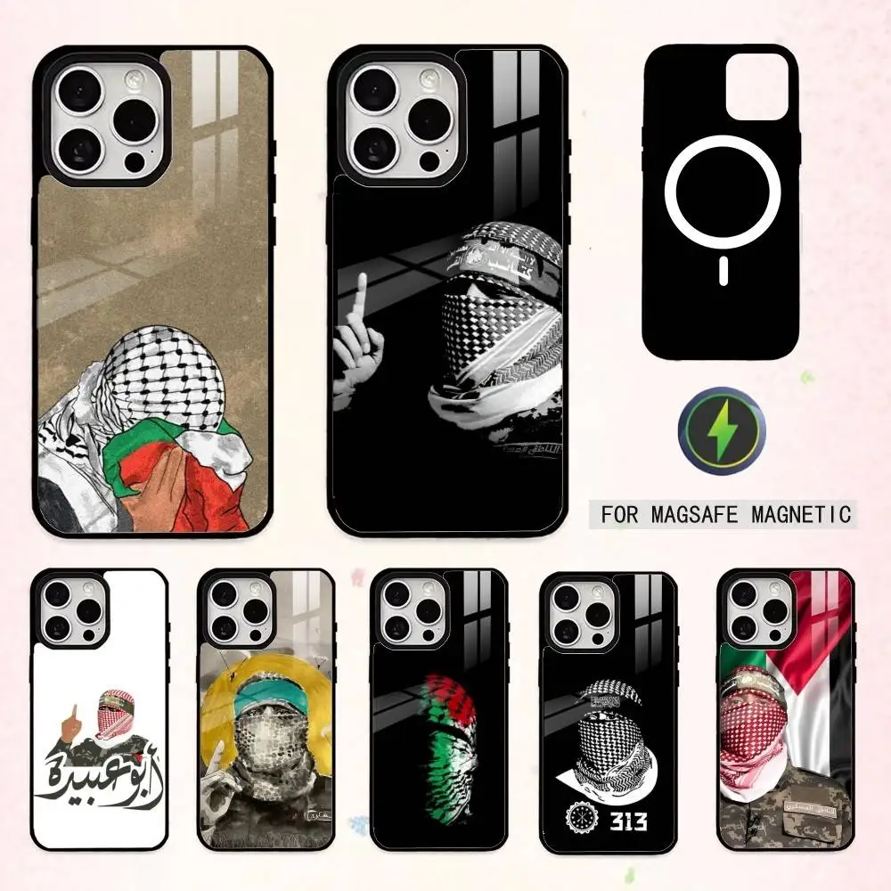 

A-Abu O-Obaida Cool Phone Case For iPhone17,16,15,14,13,12,11 Plus,Pro Max Magnetic For Magsafe Wireless Charging