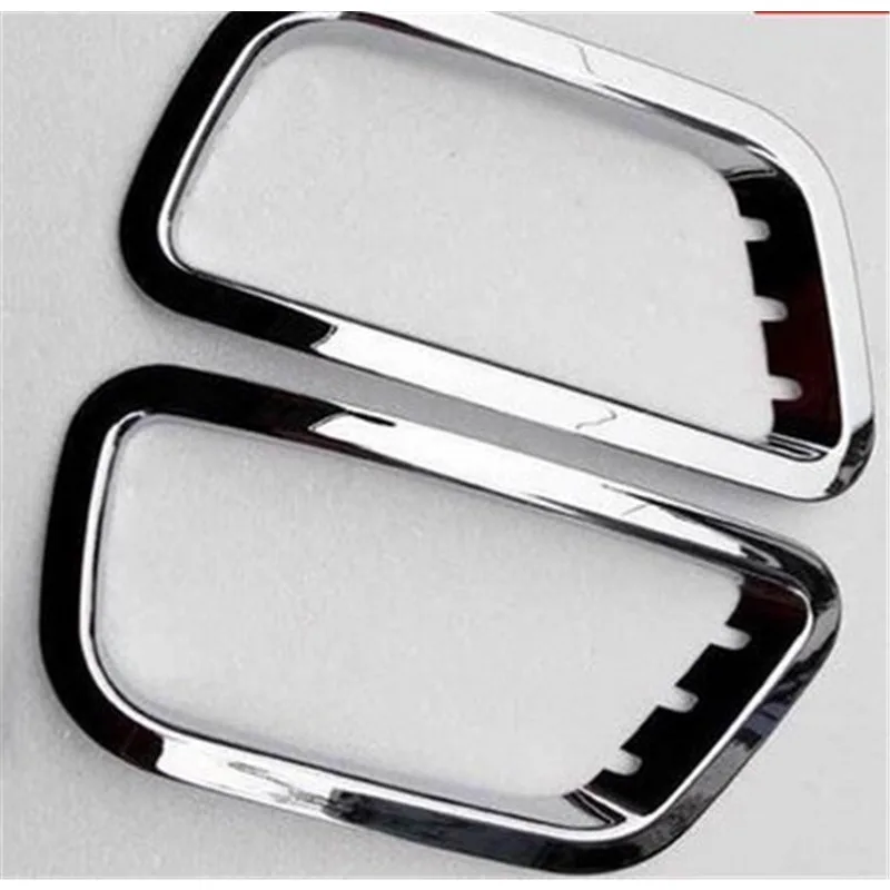 ABS Chrome Front +Rear Fog light Lamp Cover Trim  For Zotye T600 2014 2015 Car styling