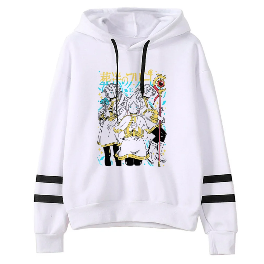 

Frieren hoodie pattern patterned kawaii anime comfortable funny teen hoddie pullover funny harajuku