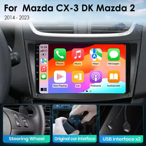 Imagen 2 del producto Android 15 Radio estéreo para coche para Suzuki Swift 4 2011 2012 2013 2014 -2017 reproductor de vídeo Multimedia Carplay Auto Audio estéreo GPS