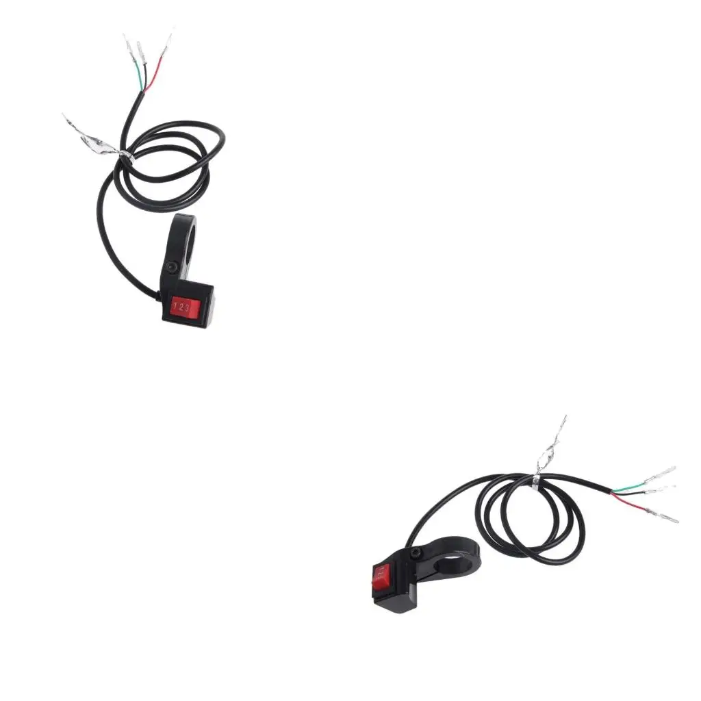 22mm Electric 3 Speed Module Switch For Shift E-bike Scooter Bike Motorcycle