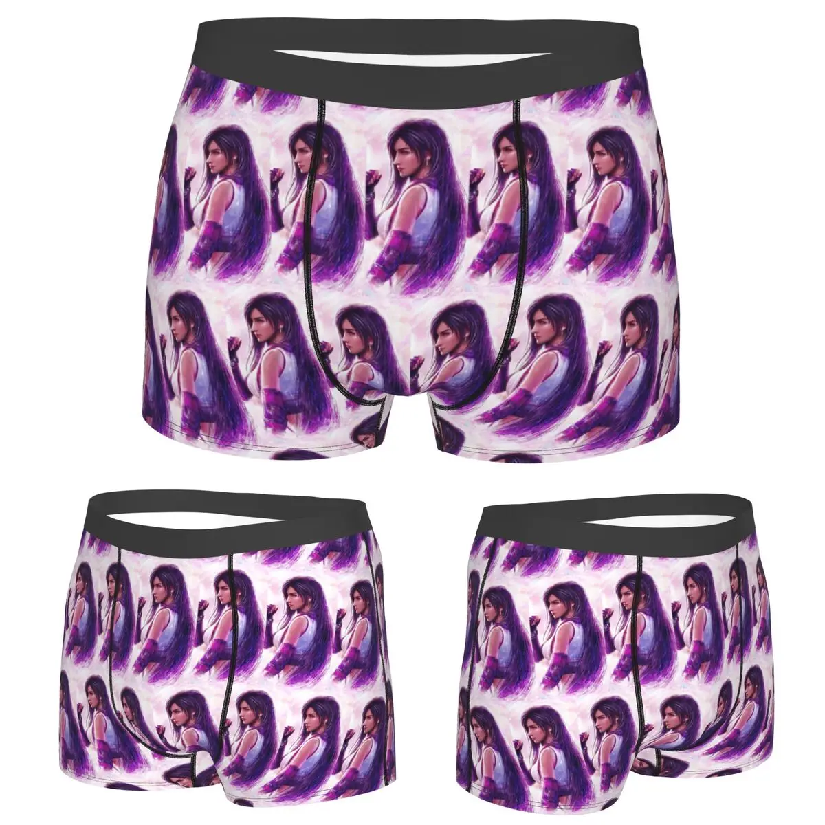 

Boxer Underpants Shorts Tifa Lockhart-Final Fantasy 7 Ff7Remake Ffvii Final Panties Male Breathable Underwear for Homme Man Gift