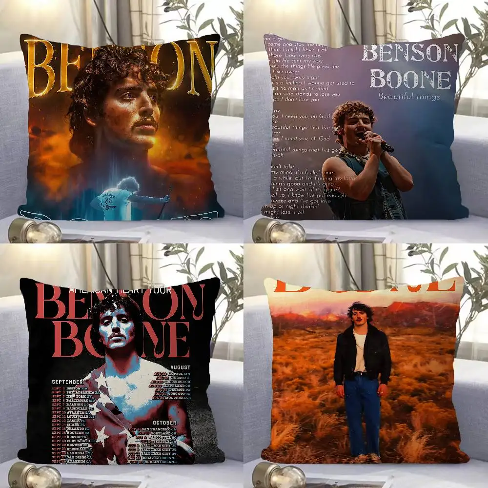 Singer B-Benson Boone Pillow Gifts Home Office Furnishings Bedroom Sofa Car Cushion Cover case 45x45cm