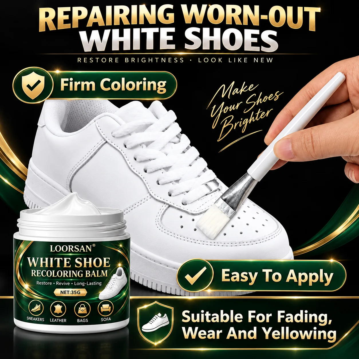 LOORSAN White Shoe Edge Repair - Sole Edge Whitener review and price