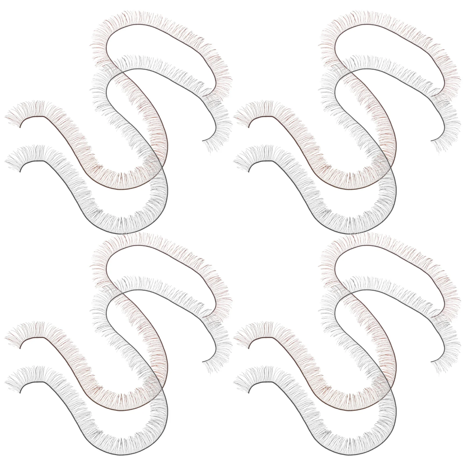 

20 шт. реалистичные накладные ресницы натуральные длинные толстые аксессуары для ресниц ручной работы идеально подходят для DIY аксессуары для макияжа глаз