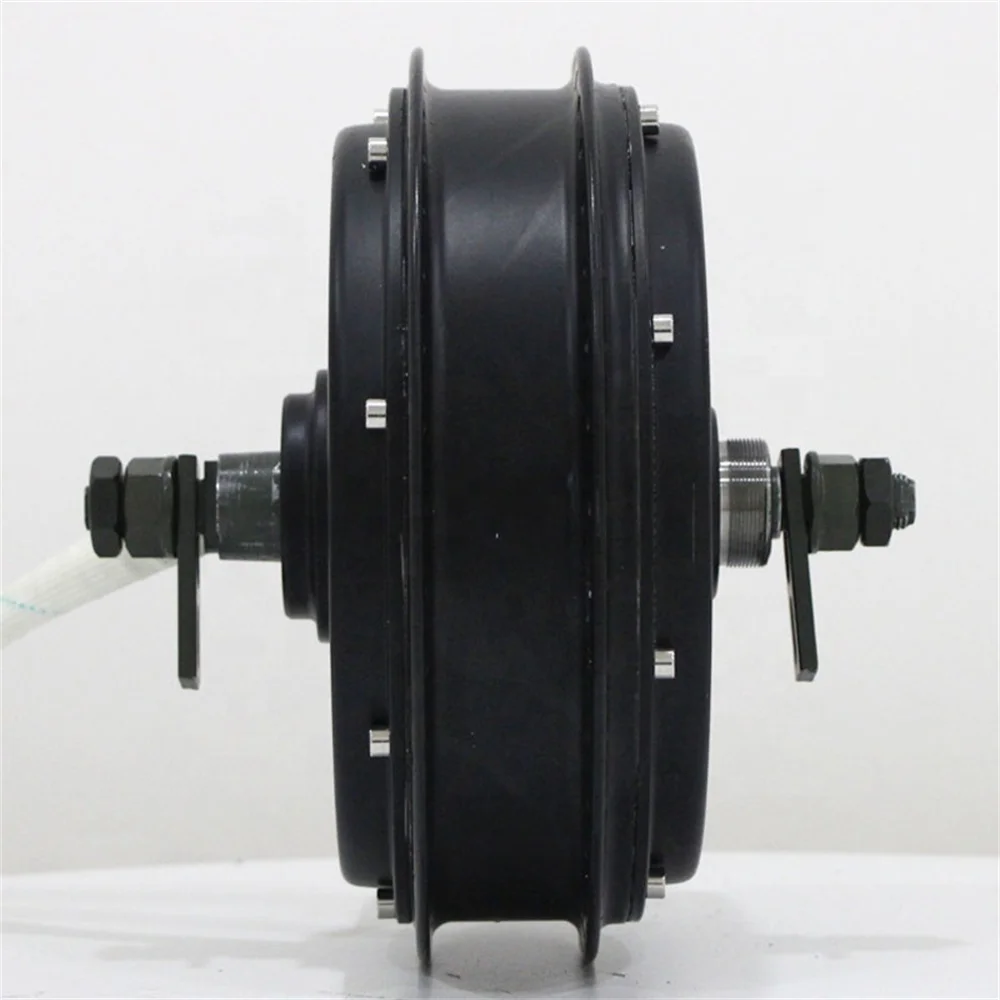 High power 13Inch Ip54 72v 48v Outrunner Brushless 3kw Dc Electric Car Hub Motor With Hall Sensor