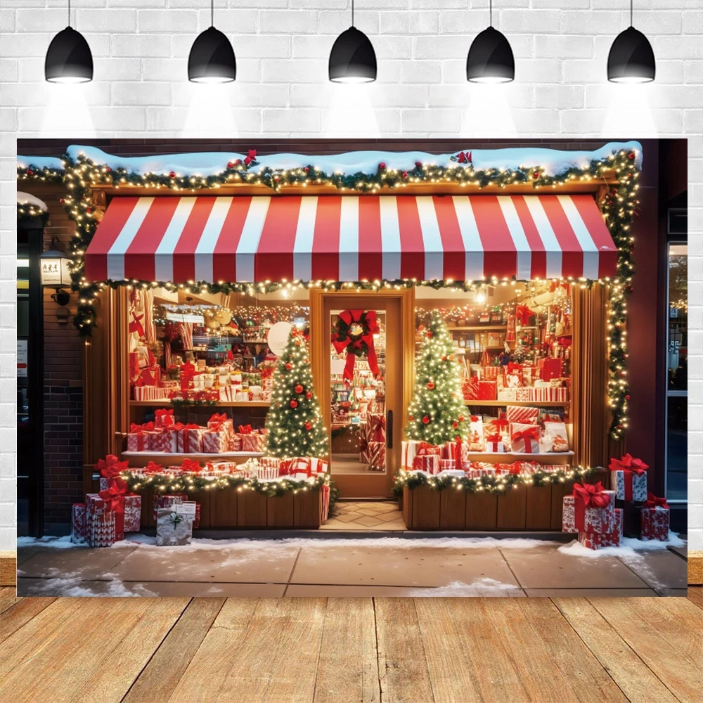 خلفية عيد الميلاد الشتاء شجرة الأرز إكليل هدية الأسرة عيد ميلاد سعيد حزب الديكور صورة خلفية التصوير الفوتوغرافي