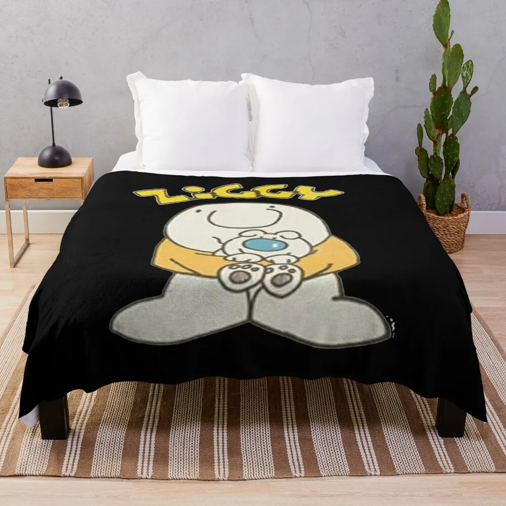 

Ziggy Cartoon Throw Blanket Luxury Designer Multi-Purpose Blankets