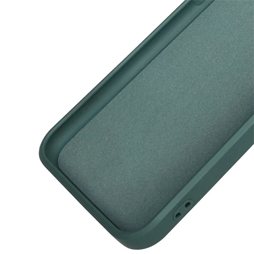 Capa de telefone de silicone líquido macio para vivo v40 se 5g 6.67 "shell funda silicone clássico borda reta capa traseira acessórios