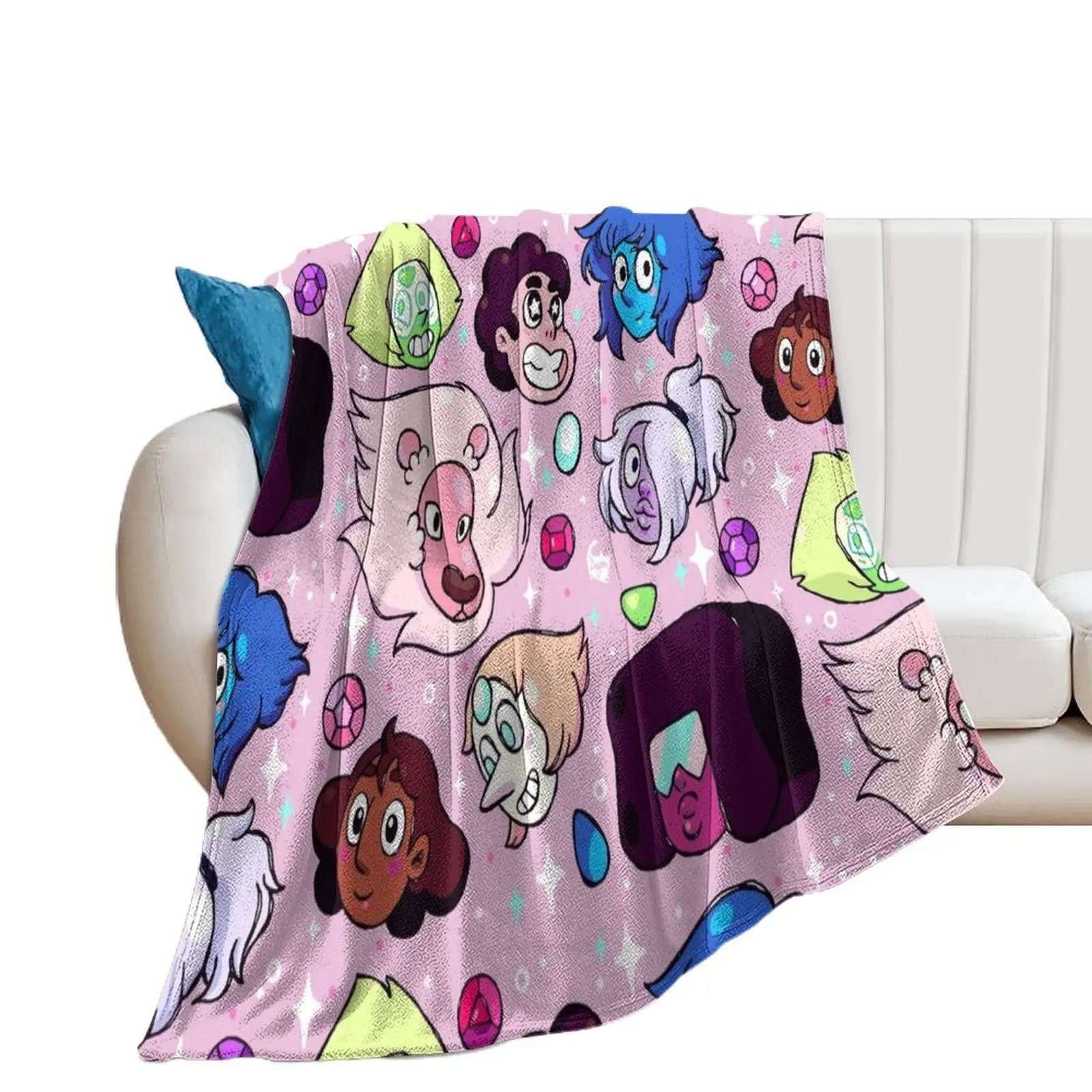 Crystal Gem Friends Throw Blanket Giant Sofa Summer Beddings blankets ands Plaid Blankets