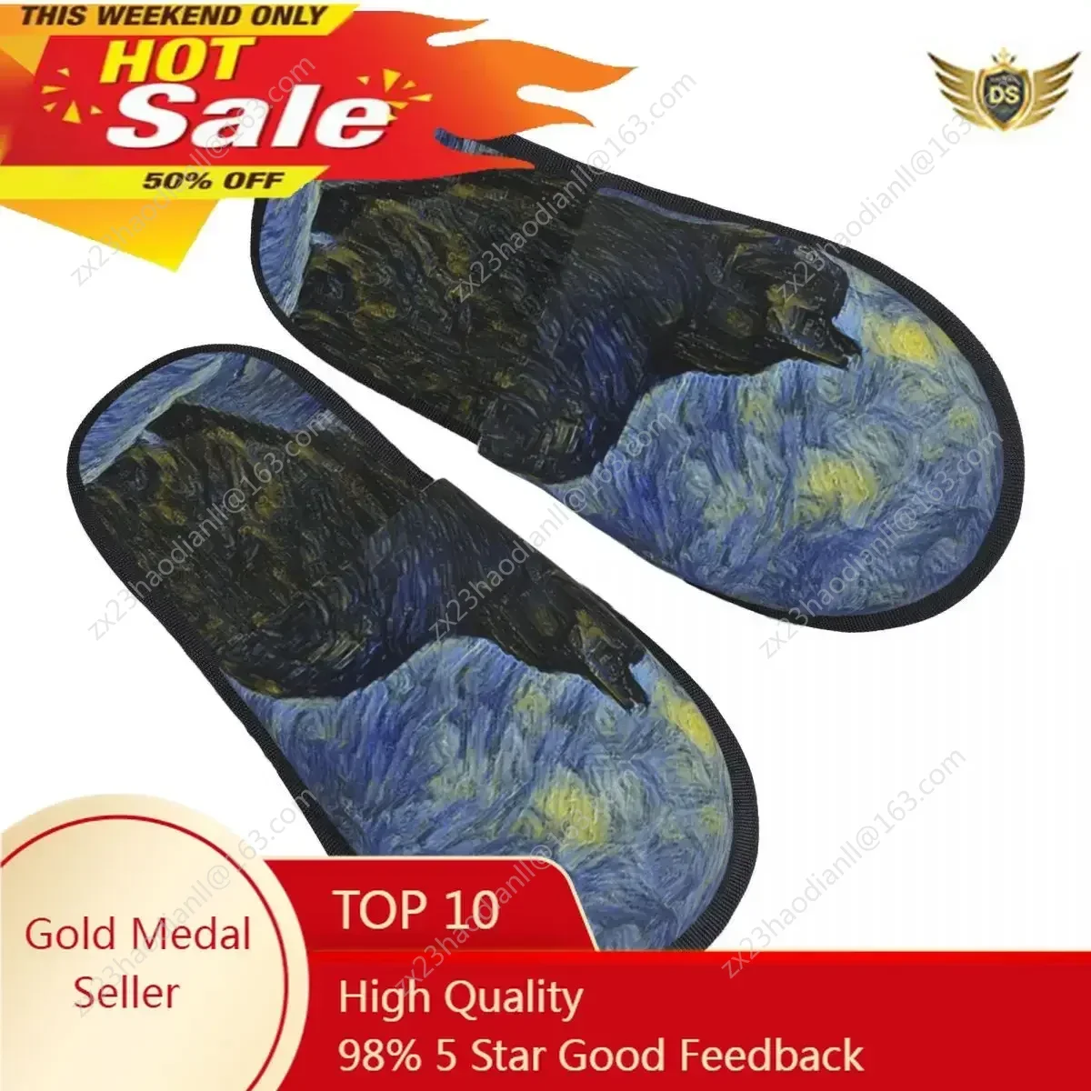 

Men Women Plush Slippers Shambhala Cat In Vincent Van Gogh Impressionist Art Warm Soft Shoes Home Footwear Autumn Winter