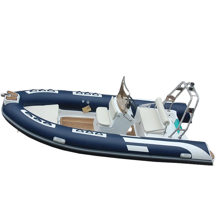 

Aluminium Sport Style Inflatable Fiberglass Family Rib Boat Optimal For Outdoor Lake River Fishing Optional PVC/HYPALON