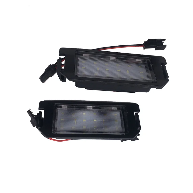 2PCS LED License plate light For Hyundai I20 Veloster FS XG 30 Terracan HP Coupe GK 12V White No error For Kia Picant