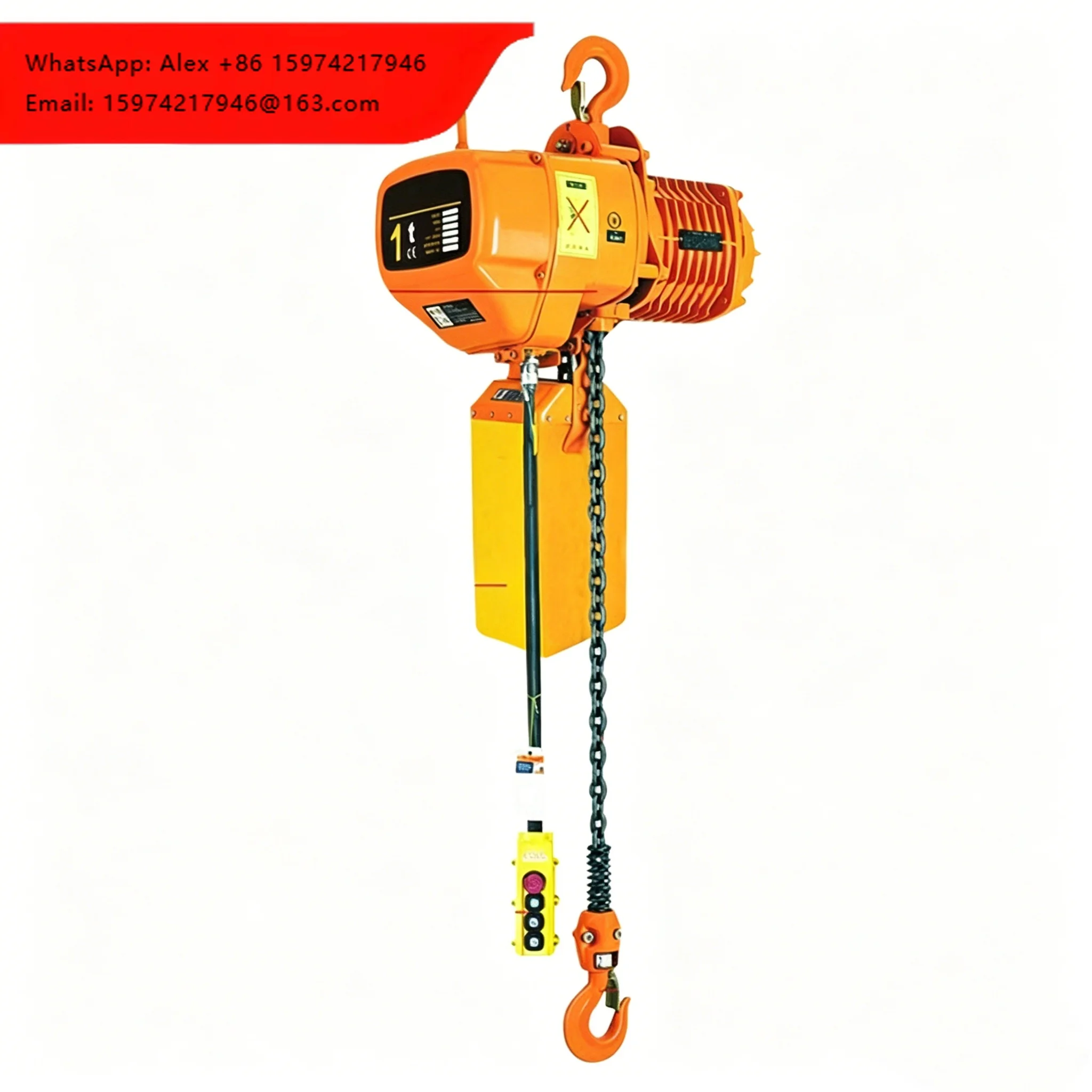 Factory Wholesale High Quality Industrial 0.5 Ton Electric Chain Hoist With Hook For Workshop Gantry Crane